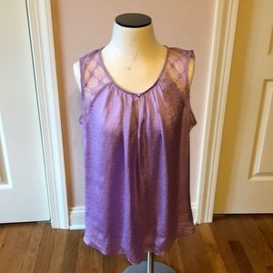 ⭐️Vintage Lilac Silky Tank